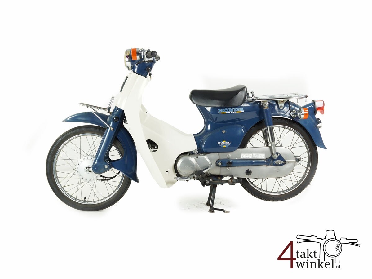 VERKOCHT Honda C50, Blauw, 7879km