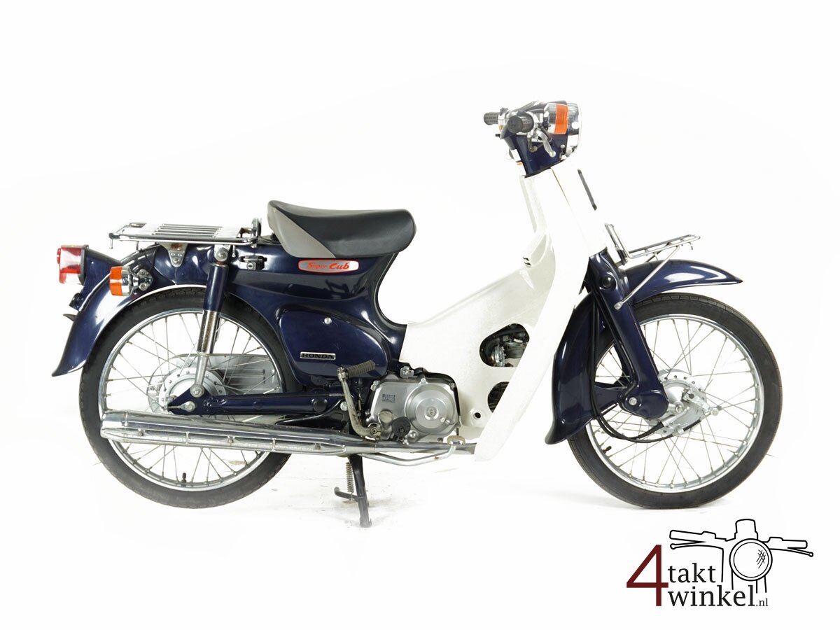 VERKOCHT ! Honda C50, blauw, 5152km