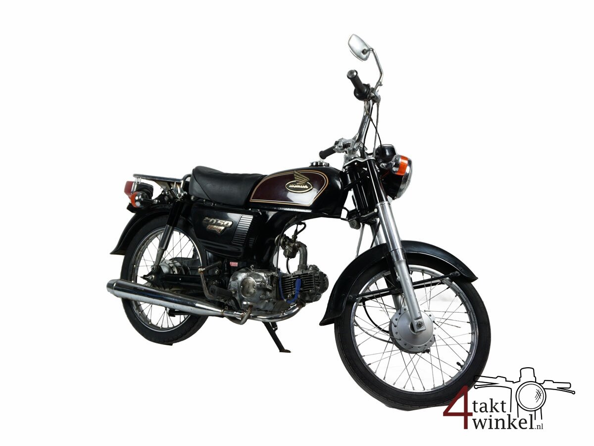 VERKOCHT! Honda CD50, zwart, 20045km