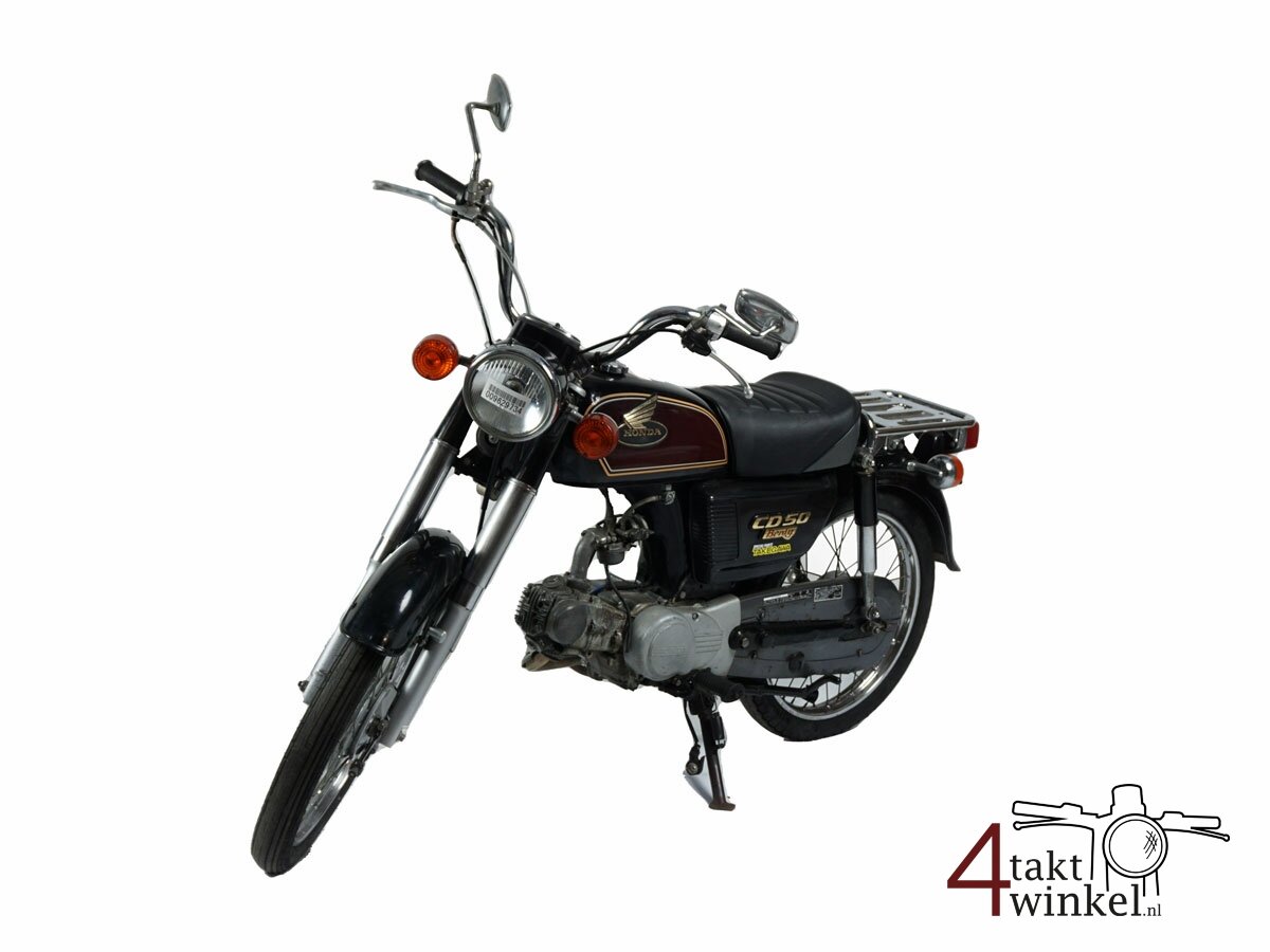 VERKOCHT! Honda CD50, zwart, 20045km