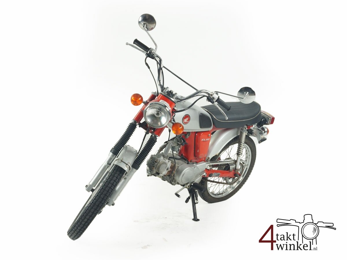 VERKOCHT ! Honda CL50, rood, 14073km