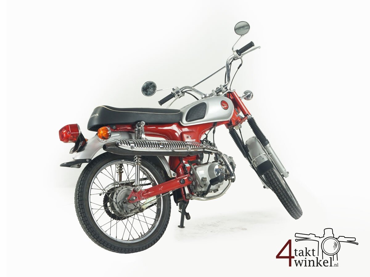 VERKOCHT ! Honda CL50, rood, 14073km