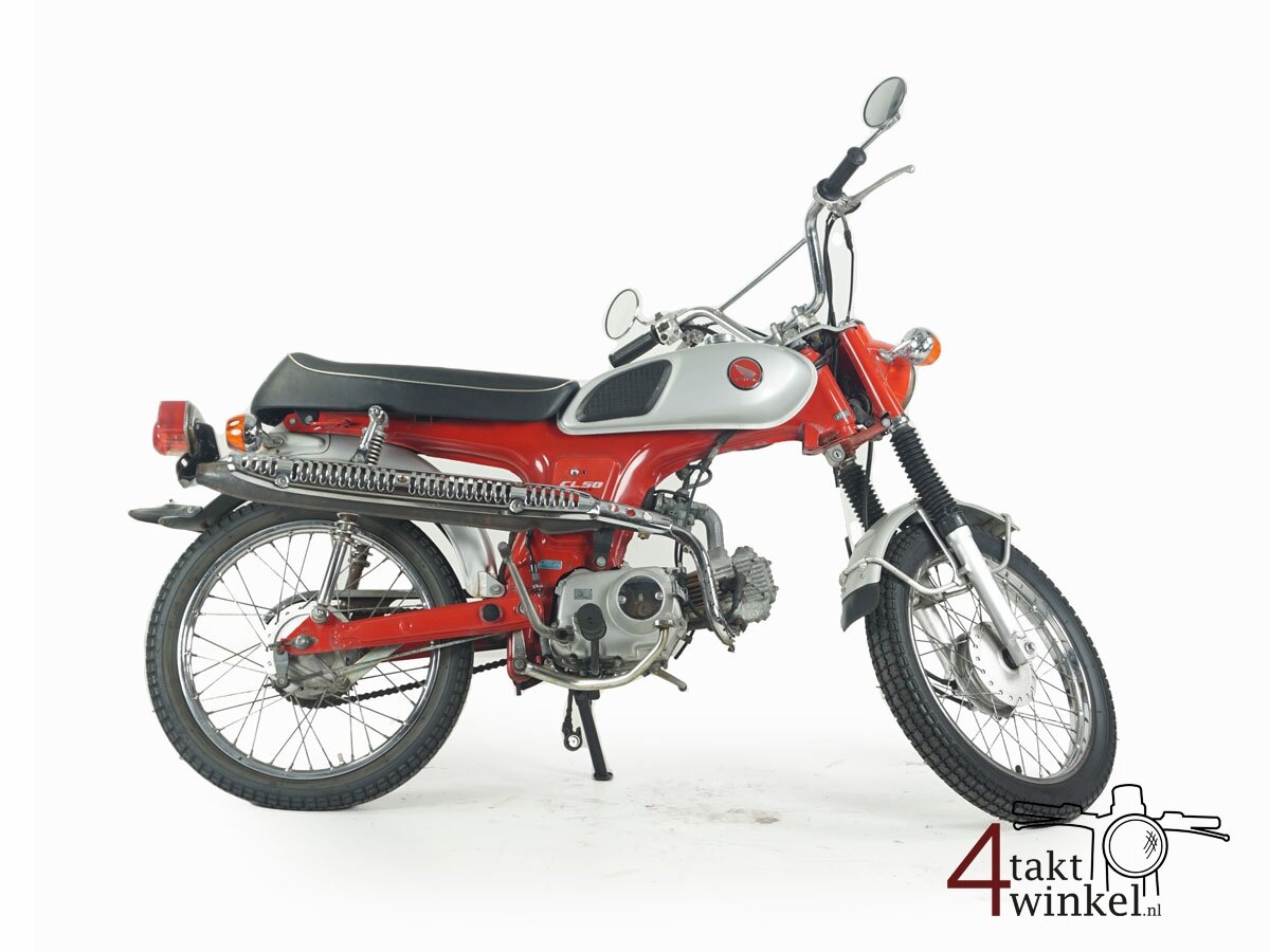 VERKOCHT ! Honda CL50, rood, 14073km