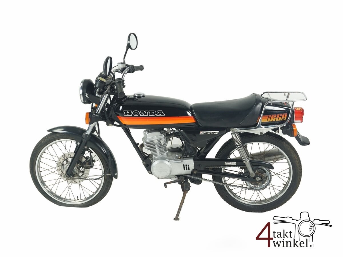 VERKOCHT ! Honda CB50S, Zwart, 8591km