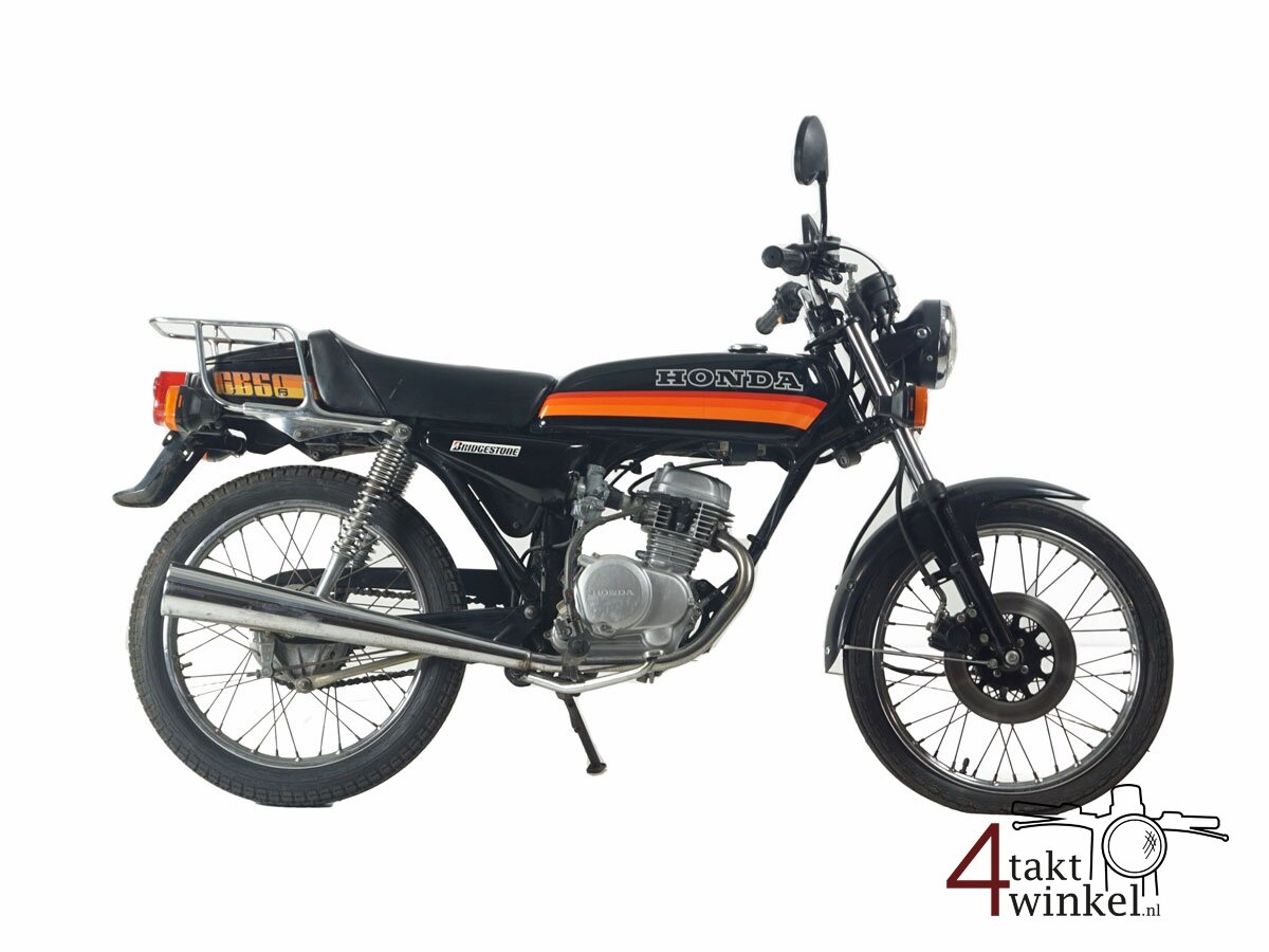 VERKOCHT ! Honda CB50S, Zwart, 8591km