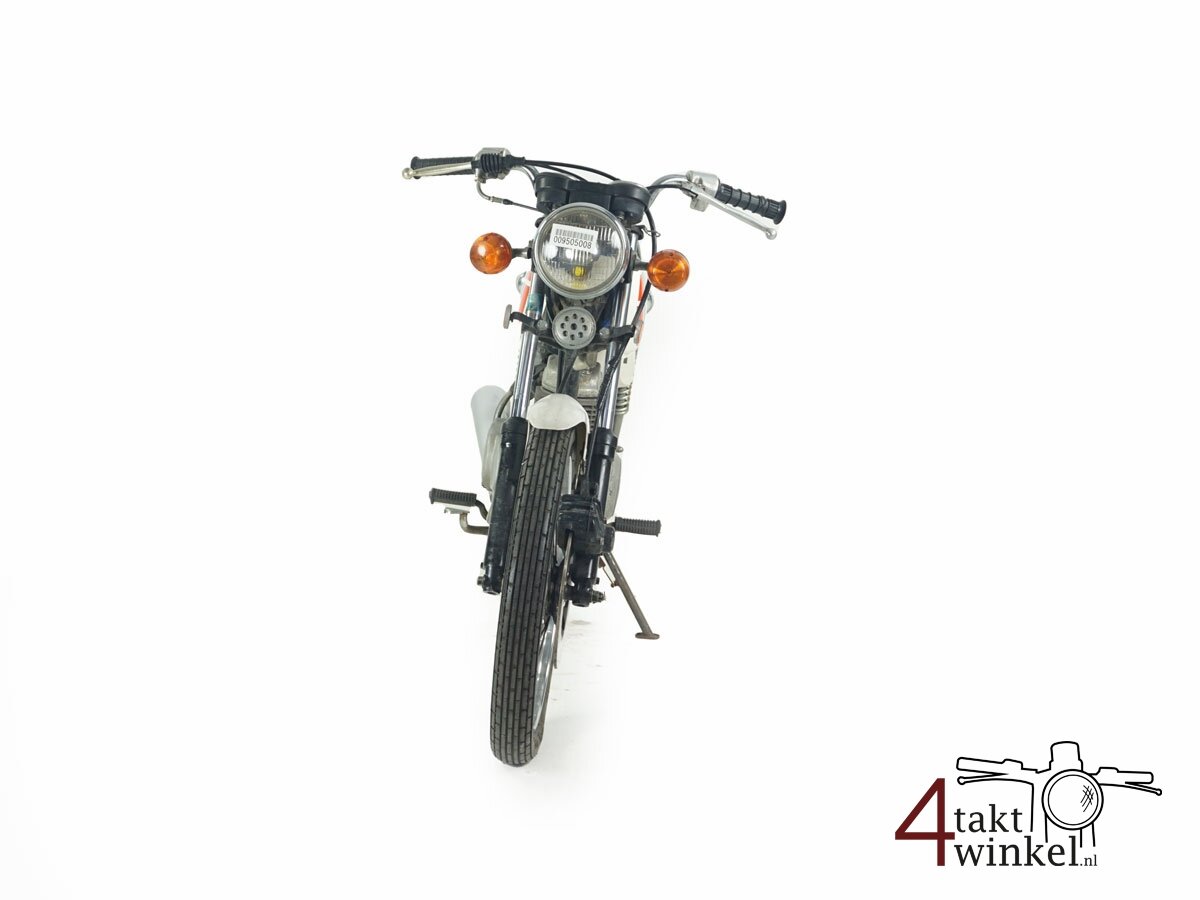 VERKOCHT Honda CB50JX, wit, 5921km