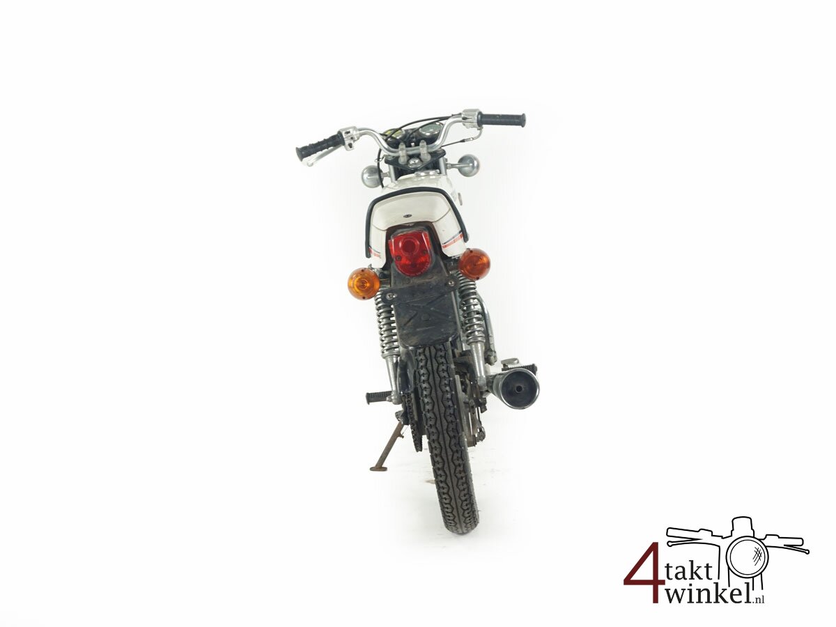 VERKOCHT Honda CB50JX, wit, 5921km