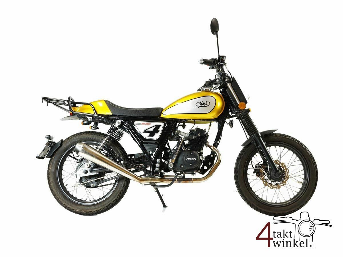 VERKOCHT Mash Dirt Track, 50cc, geel, 4742km