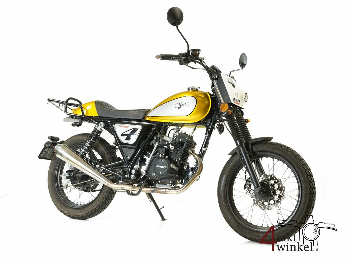 VERKOCHT Mash Dirt Track, 50cc, geel, 4742km