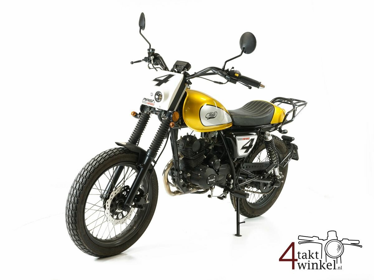 VERKOCHT Mash Dirt Track, 50cc, geel, 4742km