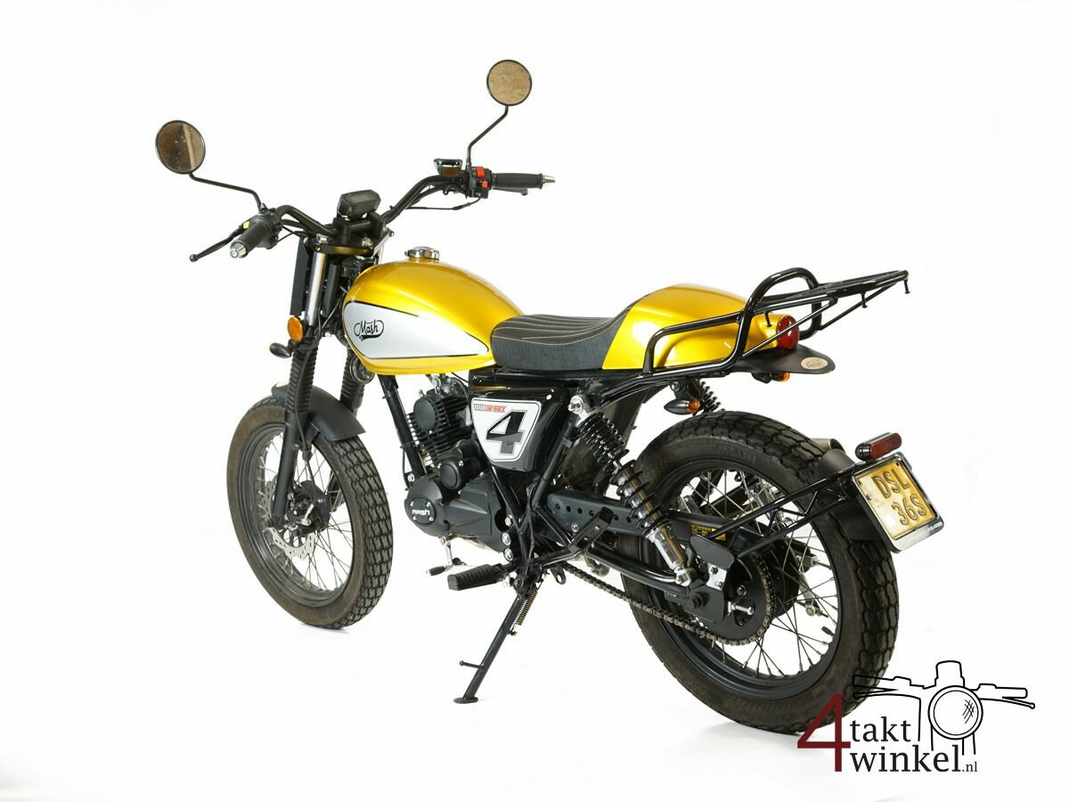VERKOCHT Mash Dirt Track, 50cc, geel, 4742km