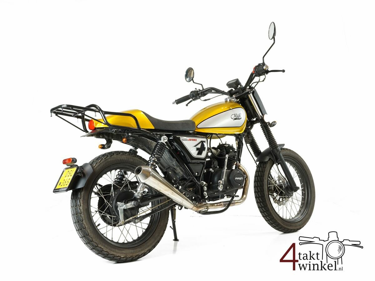 VERKOCHT Mash Dirt Track, 50cc, geel, 4742km