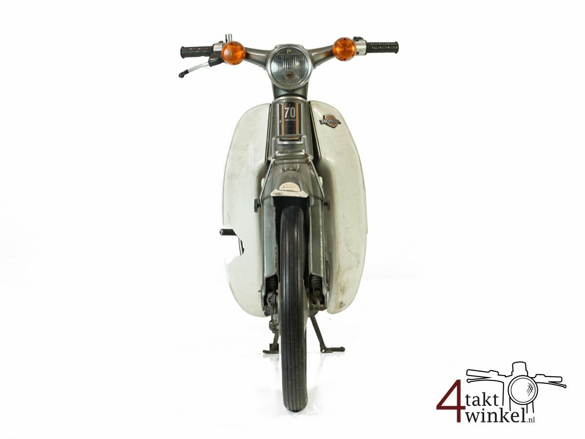 VERKOCHT !! Honda C70 K1 Japans, grijs, 10407 km