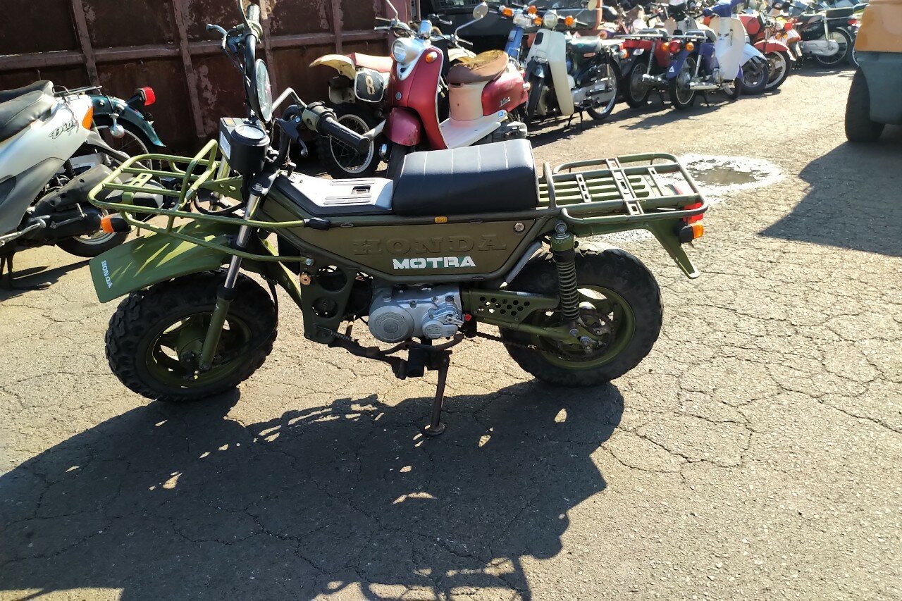 VERKOCHT! Honda Motra, groen, 25203km