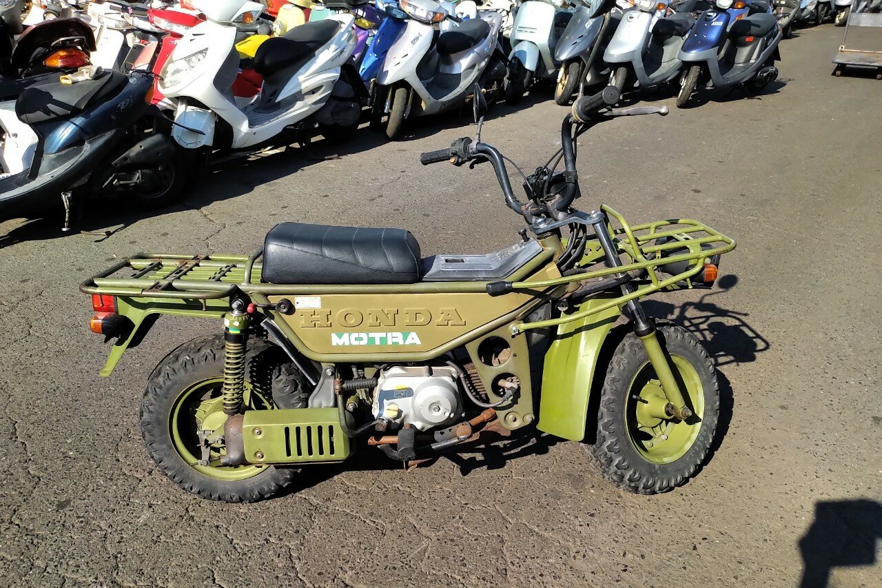 VERKOCHT! Honda Motra, groen, 25203km