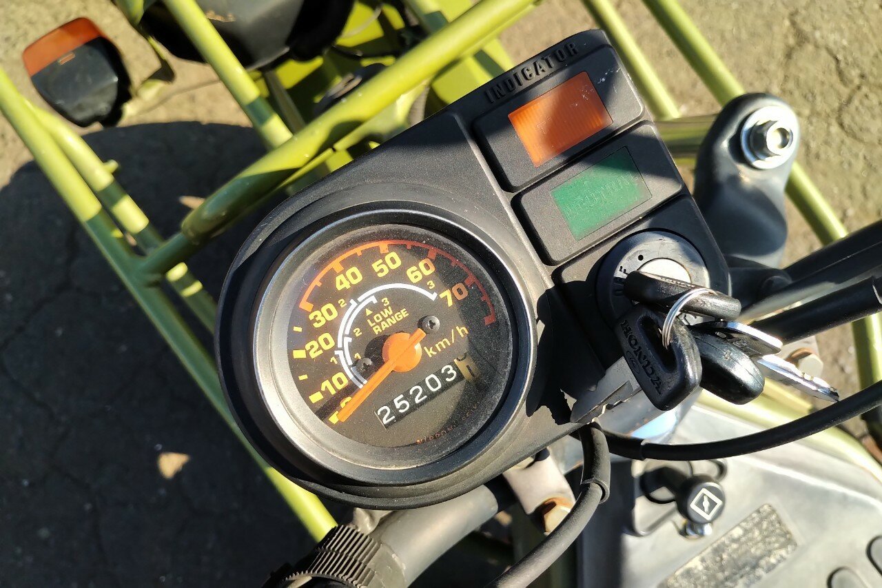 VERKOCHT! Honda Motra, groen, 25203km