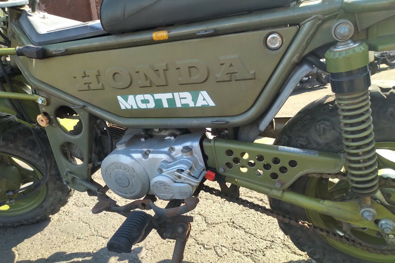 VERKOCHT! Honda Motra, groen, 25203km