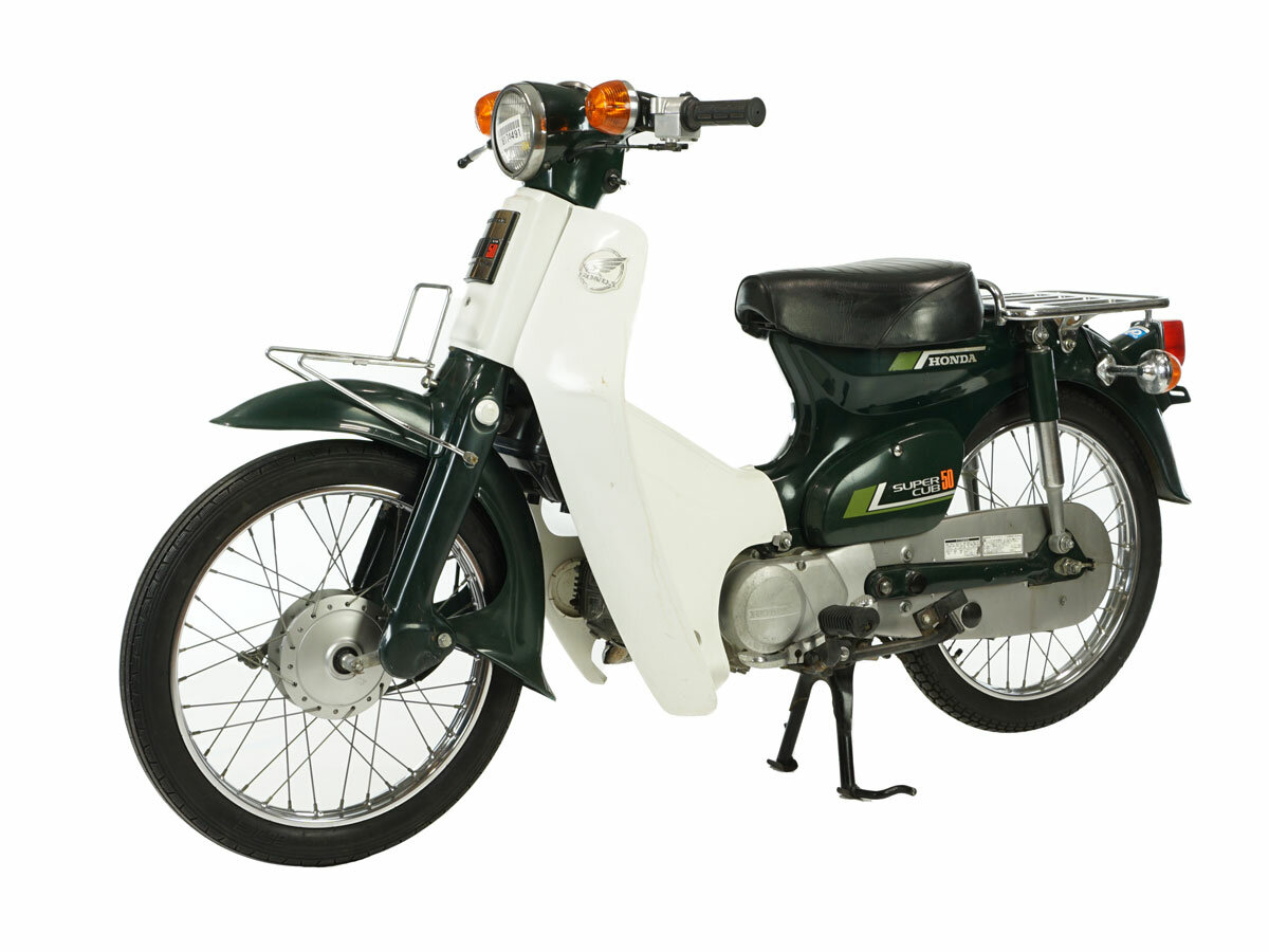 VERKOCHT ! Honda C50 NT, groen, 14329 km