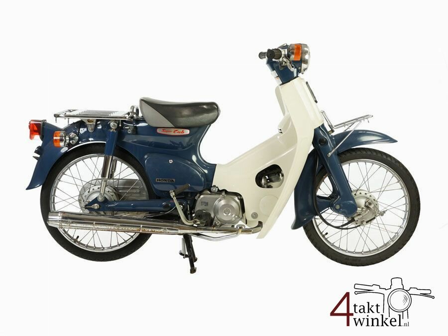 VERKOCHT Honda C50 NT, blauw, 4231km