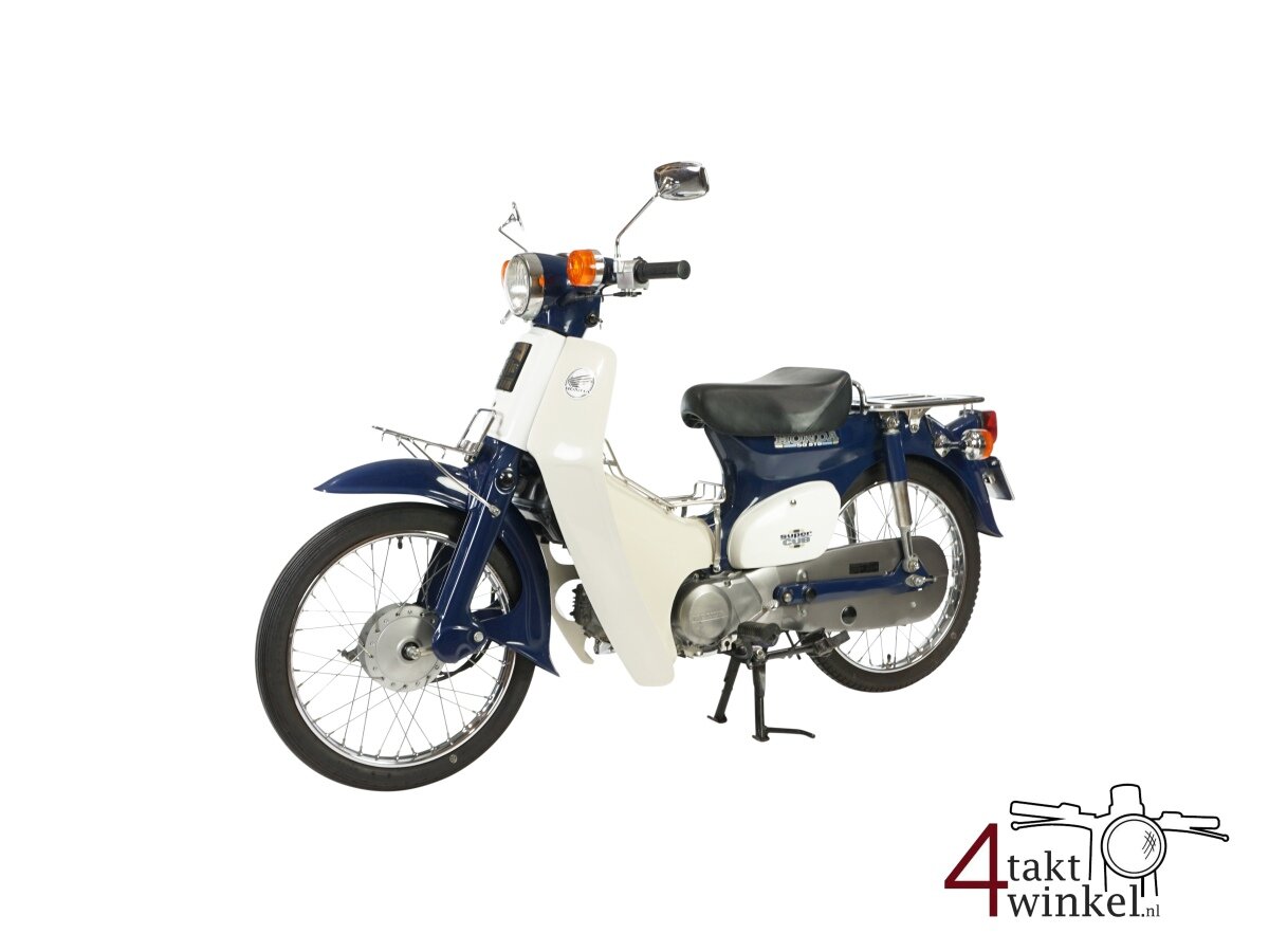 VERKOCHT ! Honda C50 NT, donker blauw, 4528km, Met Kenteken!
