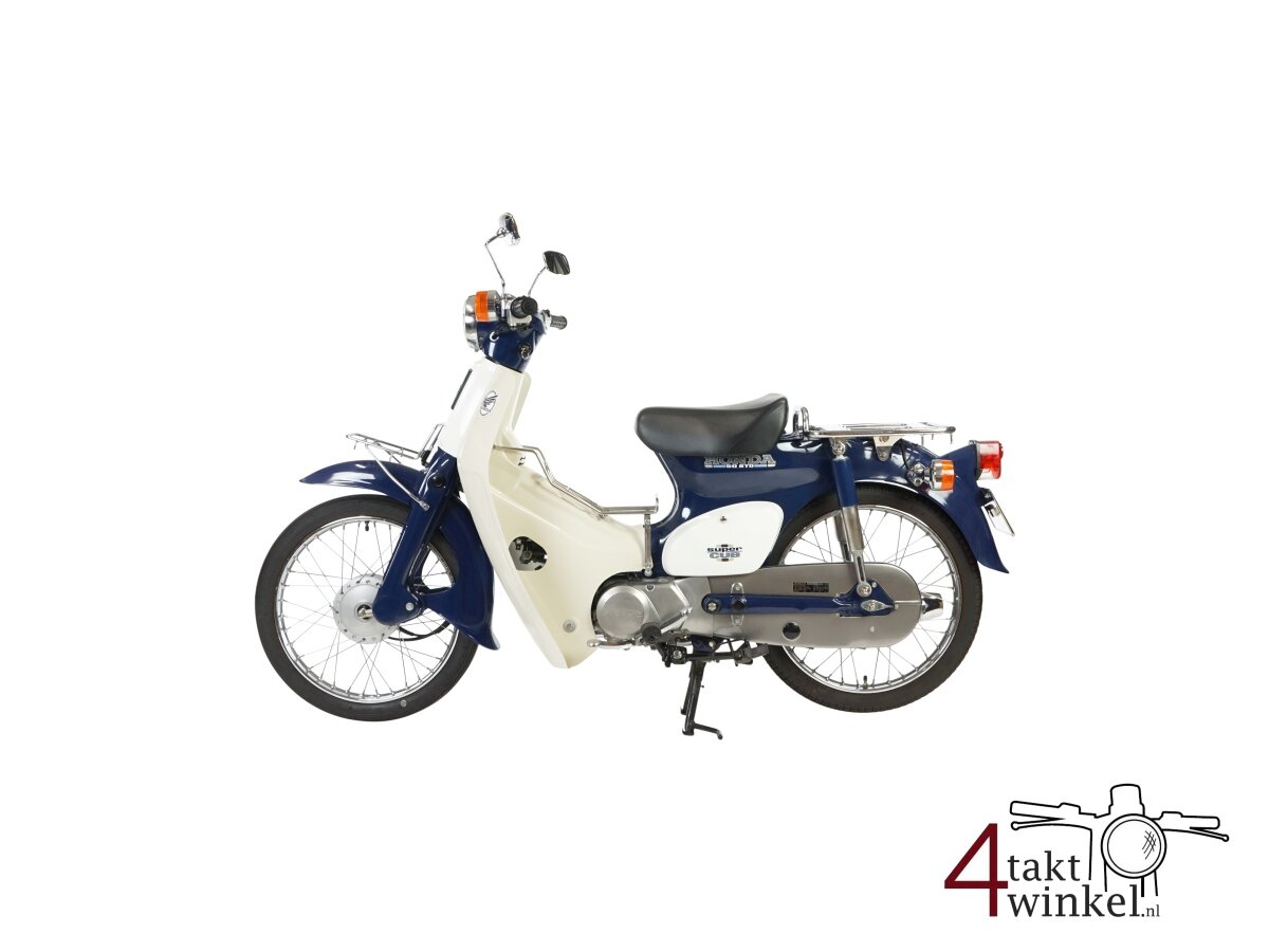 VERKOCHT ! Honda C50 NT, donker blauw, 4528km, Met Kenteken!
