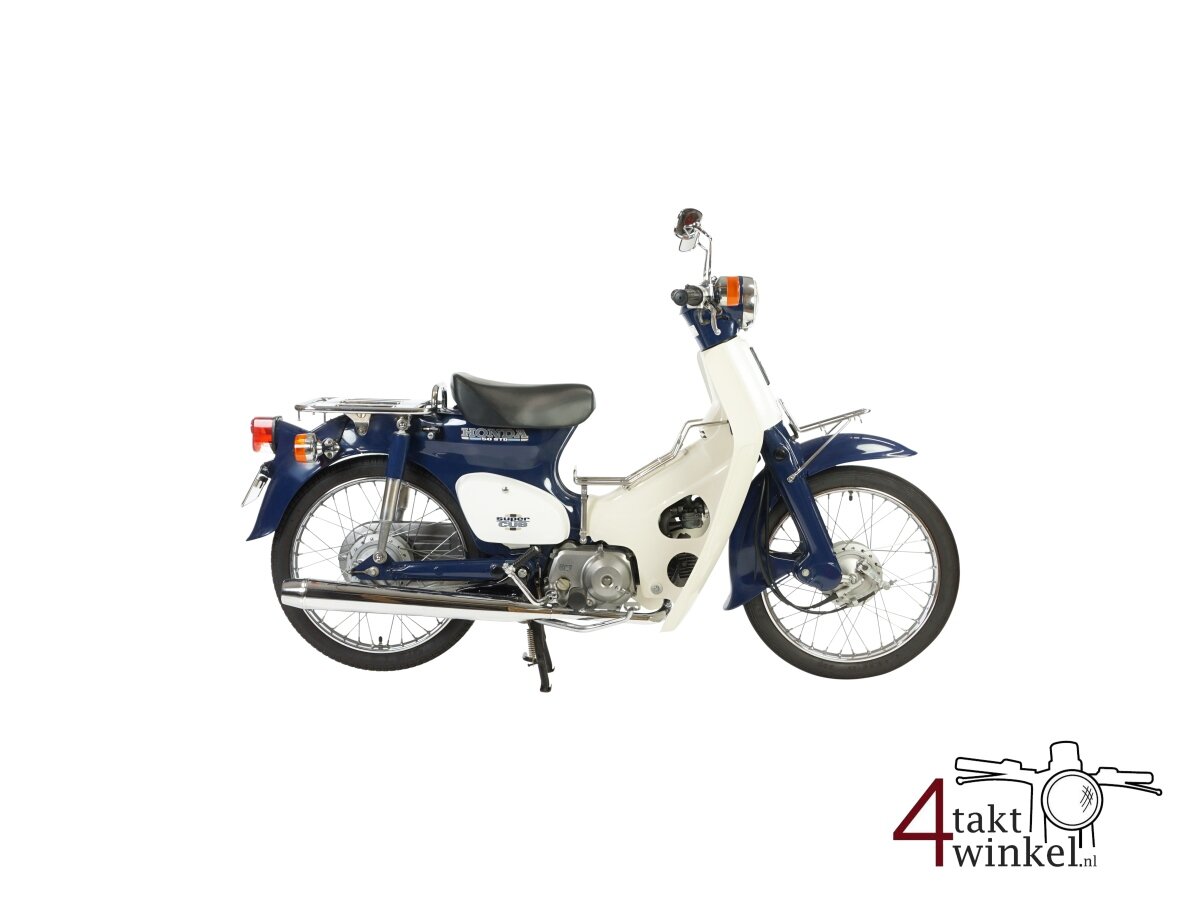 VERKOCHT ! Honda C50 NT, donker blauw, 4528km, Met Kenteken!