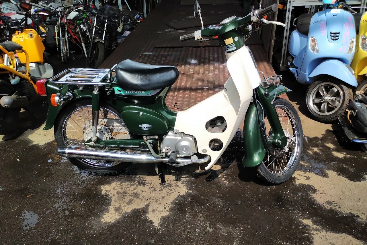 VERKOCHT ! Honda C50 NT, Japans, Groen, 18962 km