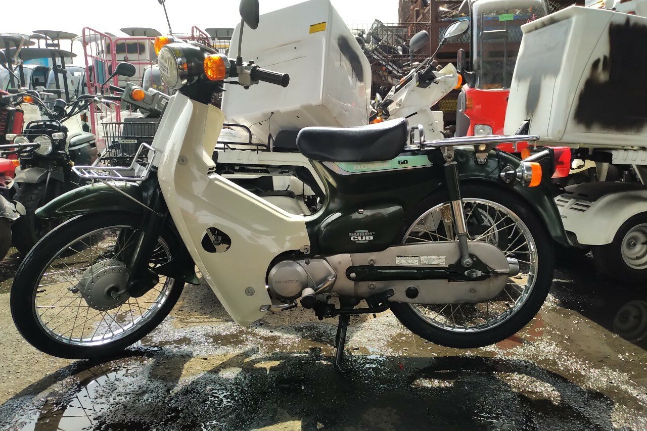 VERKOCHT ! Honda C50 NT, Japans, Groen, 18962 km
