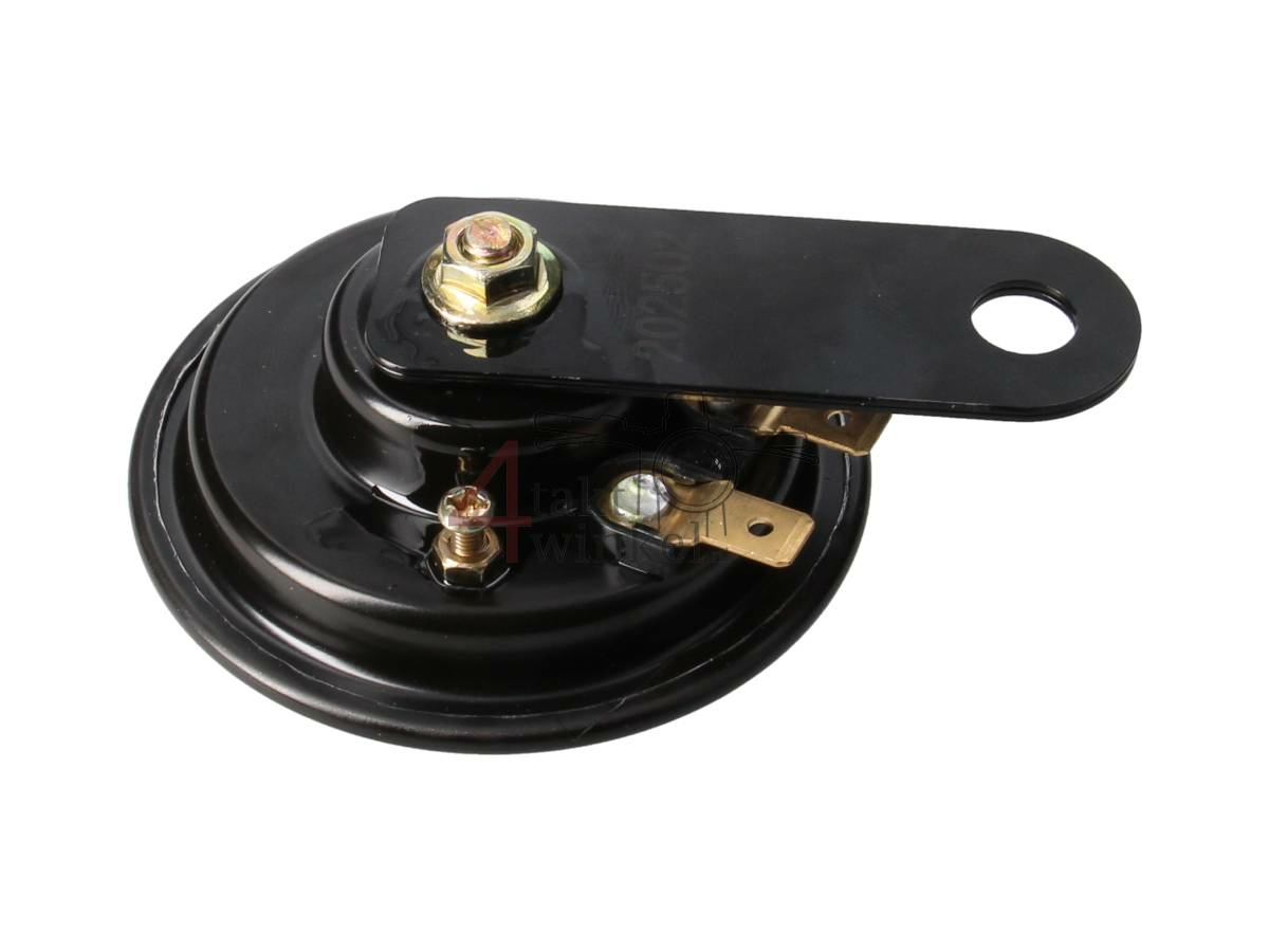 Toeter 12 volt, universele beugel, zwart