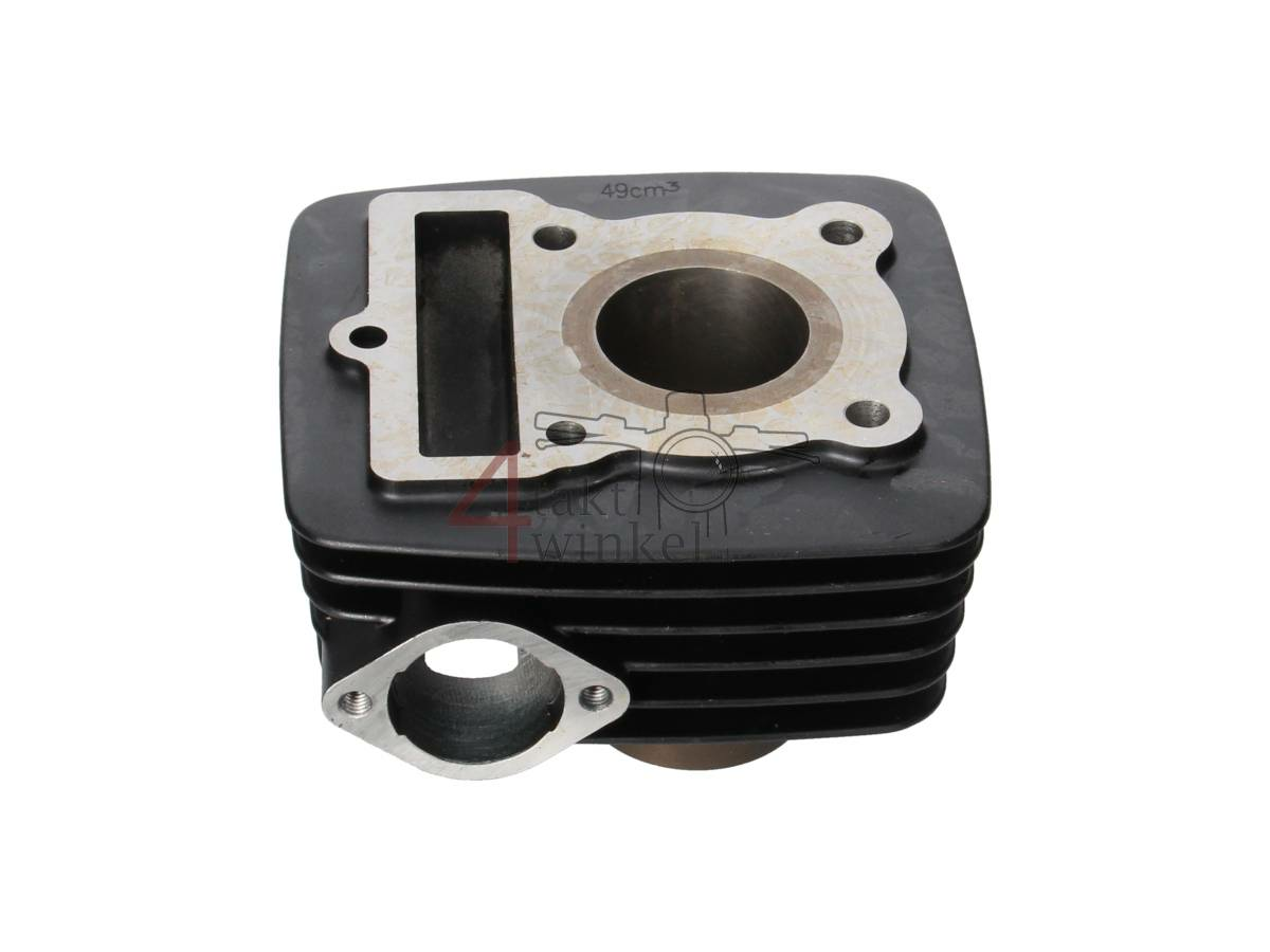 Cilinder 50cc, 39mm aluminium, staand, Mash, zwart