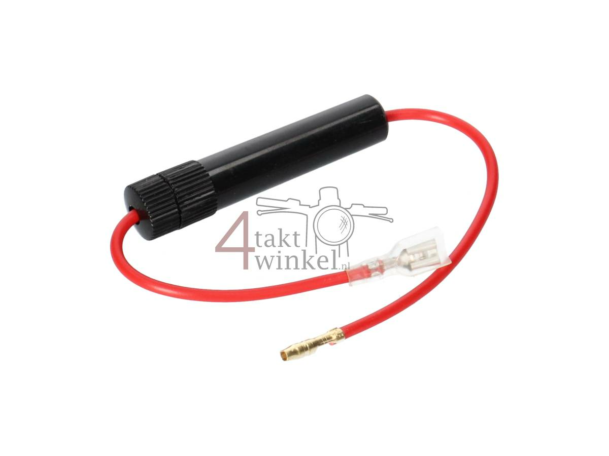 Zekeringhouder, glas zekering, originele look