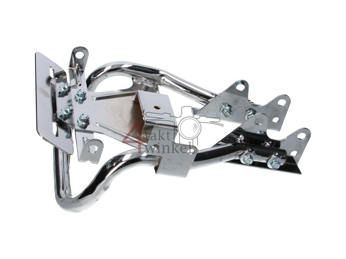 Rekje Monkey &quot;grab bar&quot; met lamp steun, chroom, 2e kans product