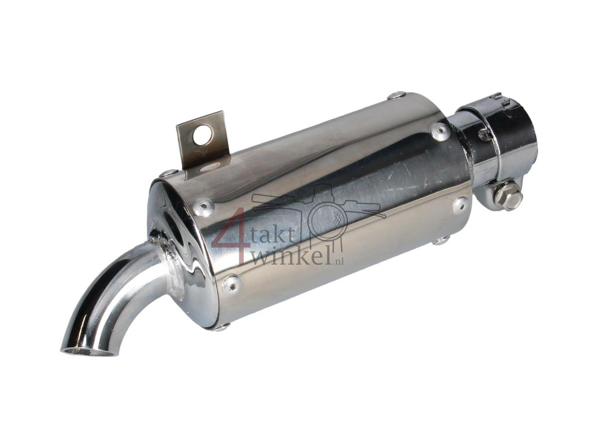 Uitlaat sportief, demper, bovenlangs, past op Z50a Monkey 2e kans product