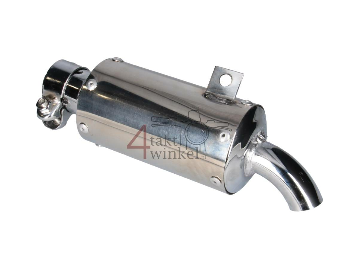 Uitlaat sportief, demper, bovenlangs, past op Z50a Monkey 2e kans product