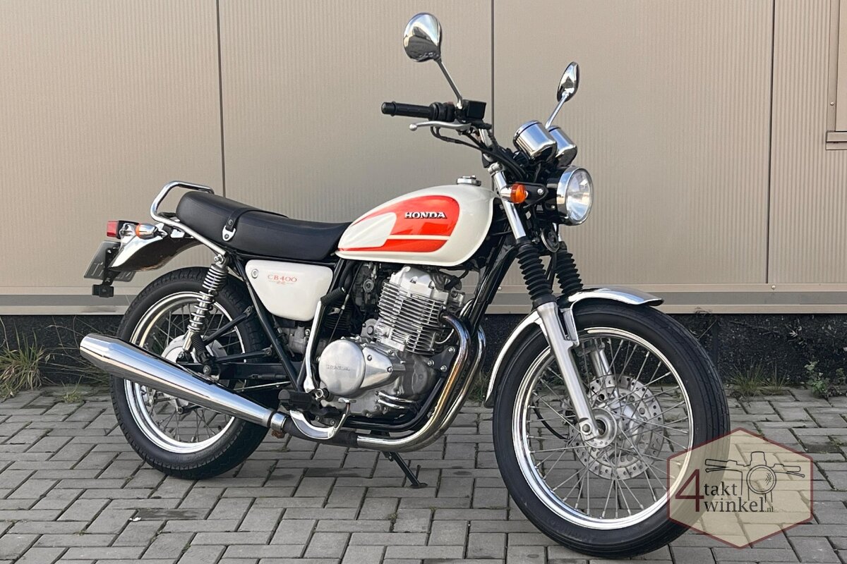 Honda CB400SS, Japans, Wit-Oranje, 10430km, 2005