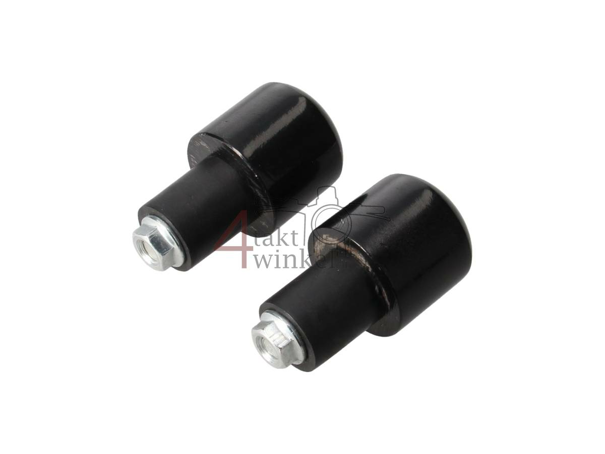 Stuur gewicht / balans set, rond klein, zwart, 2e kans product