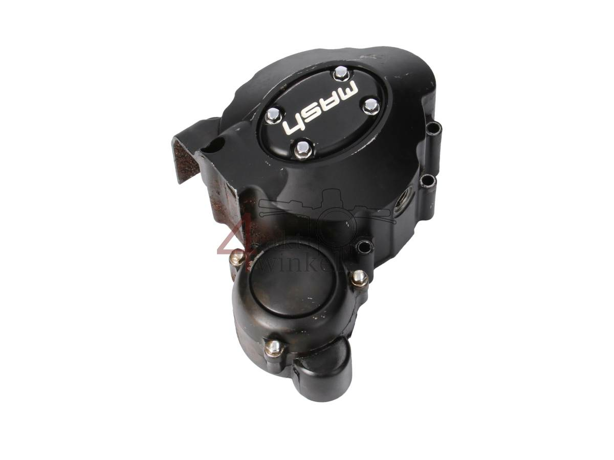 Carter, ontsteking kant, zwart, Staande cilinder motorblok, Mash, gebruikt product