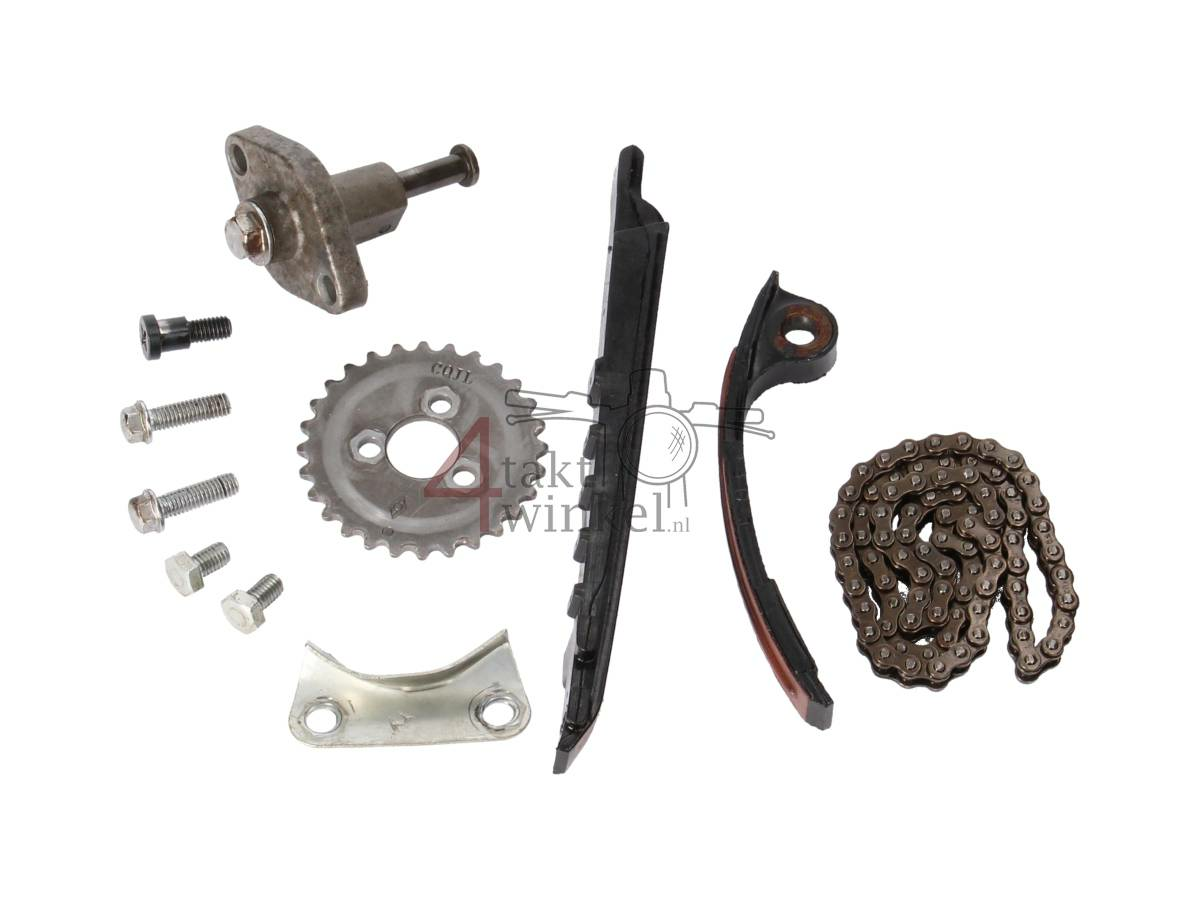 Distributie set compleet, met spanners en geleiders, origineel Mash, gebruikt product