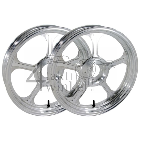 Wielen set, 17", C50, C70, C90 , Streetcub, tubeless type 3, Kepspeed