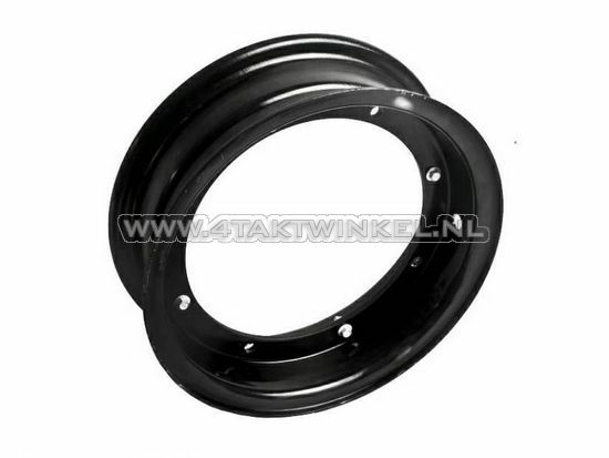 Velg Dax 10" aluminium, standaard look, 3.00, zwart