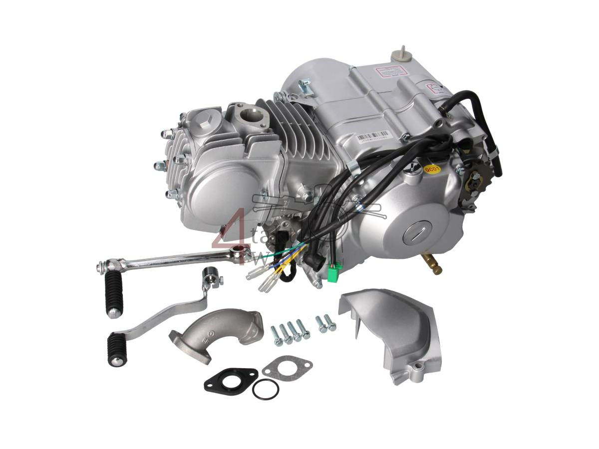 Motorblok, 125cc, handkoppeling, Lifan, 4-bak, startmotor