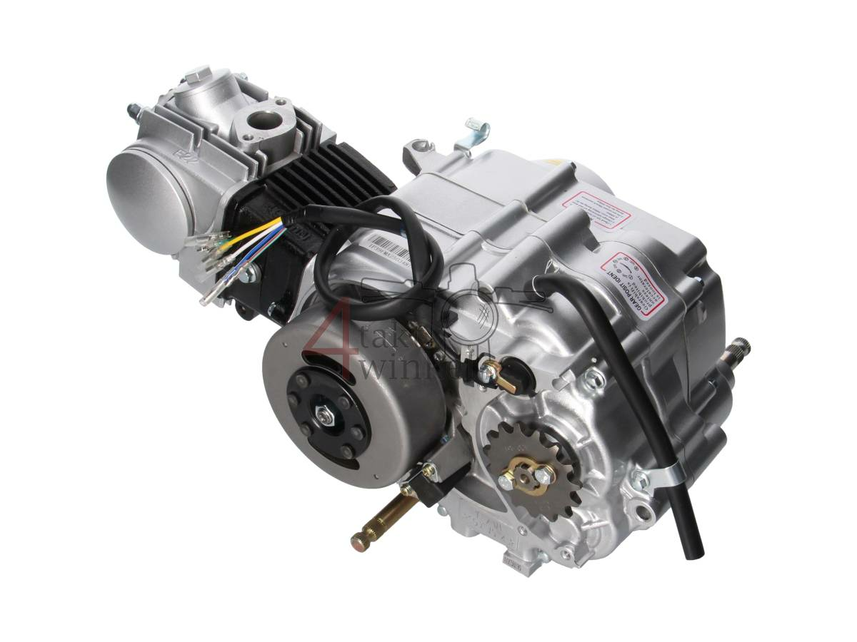 Motorblok,  50cc, handkoppeling, Lifan, 4-bak, zilver