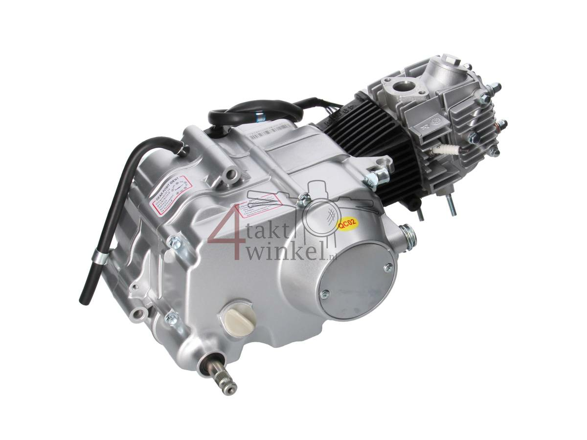 Motorblok,  50cc, handkoppeling, Lifan, 4-bak, zilver