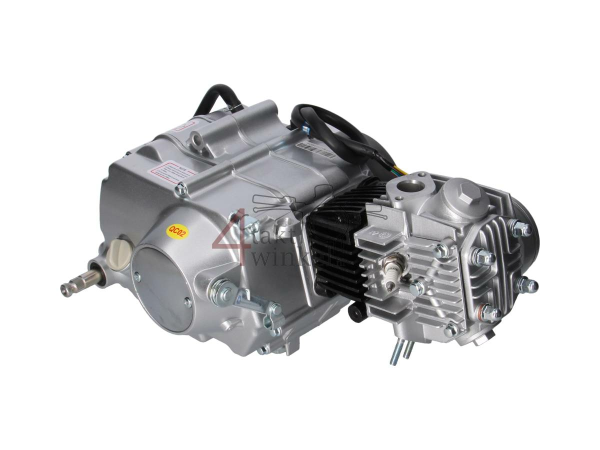 Motorblok,  50cc, handkoppeling, Lifan, 4-bak, zilver