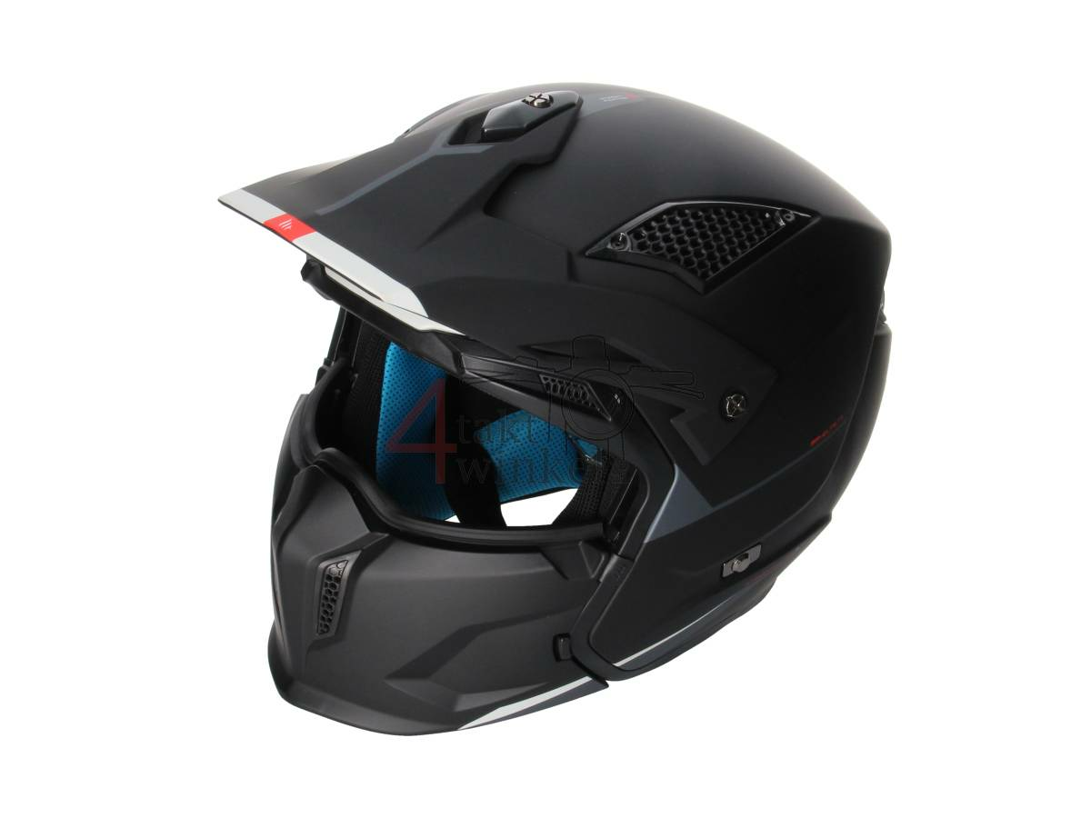 Helm MT, Streetfighter, Mat zwart