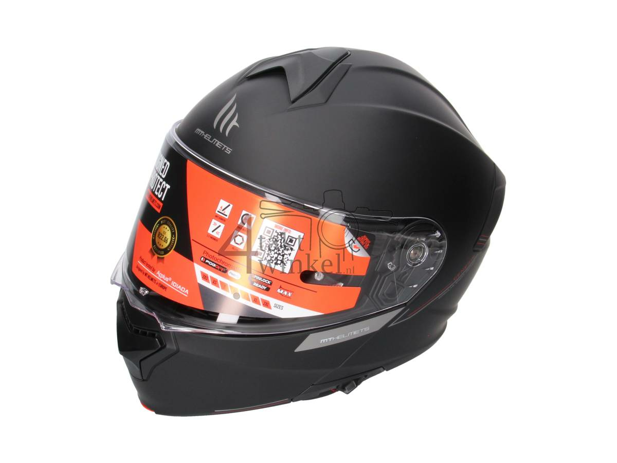 Helm MT, Genesis, Mat zwart
