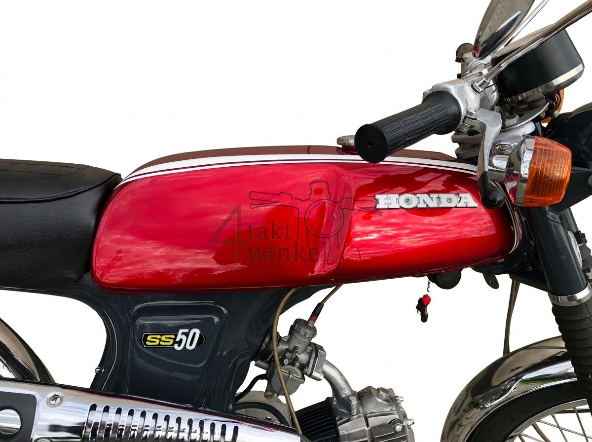Honda SS50 K1, gerestaureerd Rood