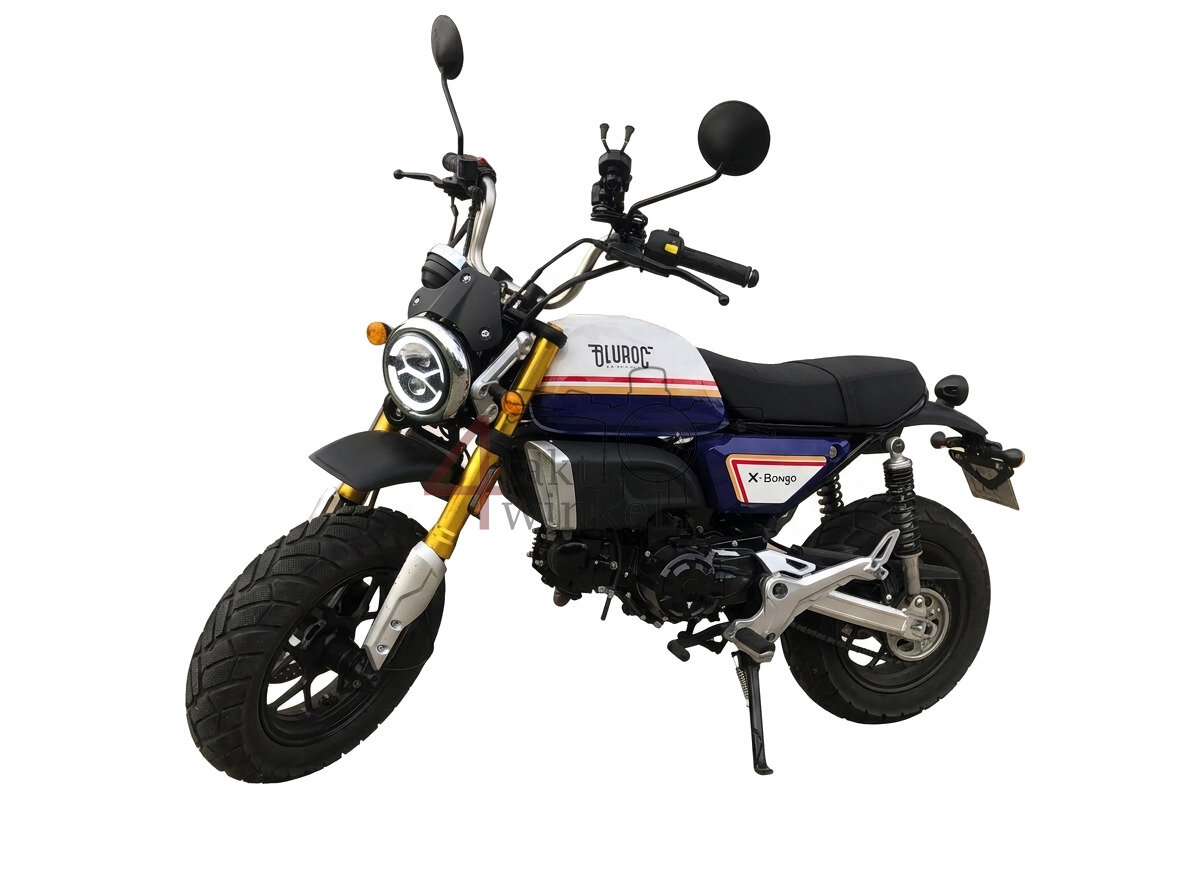 Bluroc  X-Bongo EFI, 50cc, Euro 5, Bleu strike racing, gebruikt