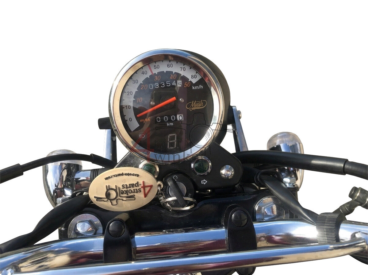  Mash Fifty zwart, 50cc, Euro 5 + , gebruikt