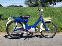 Verkocht! Honda PC50, Blauw